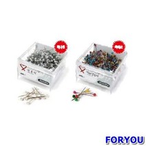 ForU319 판교 점보 진주핀 5개 크립 홀더 지협 핀 일반사무용품 카드링, 본상품선택