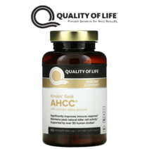 키노코 골드 AHCC 표고버섯균사체 500mg 60베지캡슐 퀄리티오브라이프