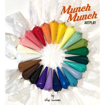 뭉크뭉크 크림클레이 50g / 30컬러 크림 클레이 케이크 모형 생크림 케익 만들기 diy, 베이지