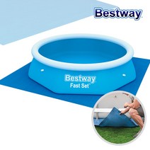 BW 58000 원형풀장 바닥깔개 274x274cm/수영장깔개, 단품