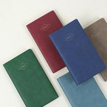 2023 에디트 위클리 플래너 다이어리 날짜형 S 반양장제본, 와인레드