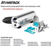레이저 각인 Atomstack-액세서리 공기 보조 레이저 조각기 커터 시스템 10 ‑ 30l/분 조절식 저소음, 01 Air Assisted_04 AU