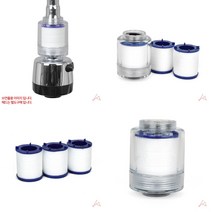 유디씨티 크린 절수기 필터 세트(본체1P+리필2P) 씽크대수도꼭지 싱크대수전교체