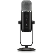 Behringer BEHRINGER USB CONDENSER MICROPHONE with AUDIO INTERFACE ALL-in-in-in-in-one selectable Directivity Headphone Out Bigfoot, 상품명참조