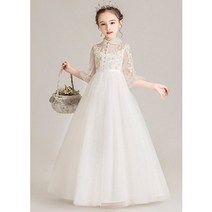 벨라프린세스 화동 콩쿨 연주회여아 롱드레스 bp3951 (화이트)