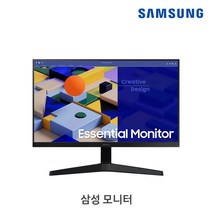 삼성전자 24인치 모니터 S24C310 베젤리스 IPS 75Hz LED 컴퓨터, LS24C310EAKXKR