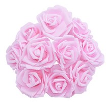 웨딩부케 셀프웨딩 브라이덜샤워 10/20/30Pcs 8cm 인공 PE 거품 웨딩 테이블 홈 파티 장식 DIY 스크랩북 용, 03 Light pink_02 20pcs