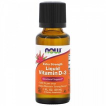 나우푸드 2개 비타민D3 엑스트라 스트렝스 1000IU 30ml
