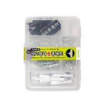 피스 앙카 못 나사 칼브럭 스크류 DIY 석고 콘크리트, 석고앙카6종셋트