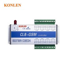자동대문모터 이동주택 KONLEN GSM 8 웨이 릴레이 컨트롤러 스마트 홈 전원 스위치 SMS 통화 온도 센서 원격 제어 게이트 오프너 잠금 서버건물 자동화
