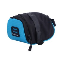 자전거안장가방 1Pc Bicycle Saddle Bag Waterproof MTB Road Seat Storage Tool Pannier, 02 Blue