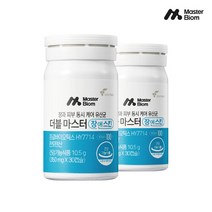 [뉴트리] 마스터바이옴 더블마스터 장 앤 스킨 60일분(2병), 단일속성