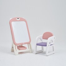 헬로 테디 유아자석보드+전용의자 자석칠판, 핑크