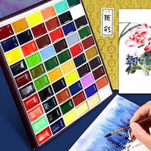 길상안채 화방 동양화 물감 한국화 민화, 18색