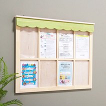 원목 아크릴 8칸 게시판, 01.아크릴8칸(내추럴)_04.글자없음, 본상품선택