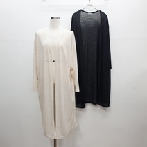 빅걸스토리 여성용 빅사이즈 썬블럭 린넨 비치 롱 가디건
