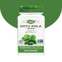 네이쳐스웨이 고투 콜라 쿨라 허브 추출물 GOTUKOLA 950mg 180베지캡슐, 1개