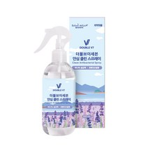 99.9% 유해 세균 제거 EWG 그린등급 안심 클린 살균 소독 스프레이 라벤더오일향 더블브이세븐 300ml, 1개