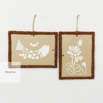 판화 우드 스컬프쳐 액자 만들기 DIY 키트 KIT 초등저, 스텐실 T13