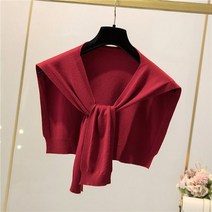 페이크가디건 어깨숄가디건 니트 데일리 머플러 나들이 숄 레이어드 피크닉 어깨 걸치는 스카프