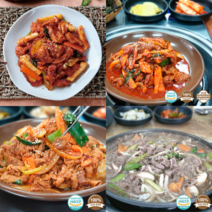 해썹인증 100% 국내산 원료육 사용 상호맘 춘천 닭갈비 오리 주물럭 돼지 전지 앞다리살 간장불고기 고추장불고기 횡성한우 소불고기 택1 캠핑요리 음식 술안주 밀키트, 오리주물럭 500g