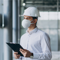 가성비굿 더블오투 완전밀착식 숨쉬기편한 동필터 방진마스크 화이트+필터100매