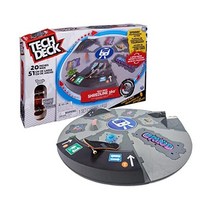 TECH DECK Shredline 360 Motorized Skate Park X-Connect Creator 맞춤형 및 조립식 턴테이블 경사로 세트 전용 지판 포함 6
