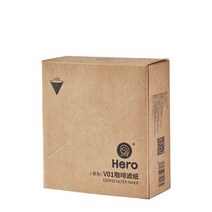 호두나무 커피머신 Hero V60 커피 필터 종이 나무 펄프 컵 메쉬 백 에스프레소 머신 액세서리 100 피스, 02 V01 primary