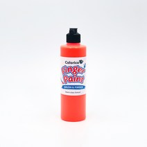 칼라리코 핑거페인트 250ml 형광색 낱색 (6가지 색상 선택), 형광오렌지