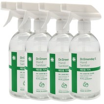 뿌리는 손세정제 500ml 에탄올70% 4개세트 의약외품 breakjeong*6844377Lr, 1, 본상품선택