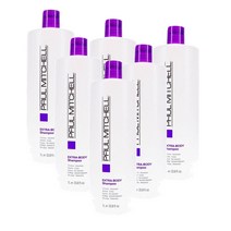 폴미첼 엑스트라바디 볼룸 샴푸 가는 모발용 1L Paul Mitchell Extra-Body Shampoo, 6개