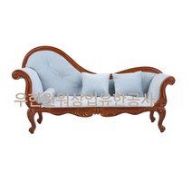 1:6방 미니가구 모형 bjd 6부바용 소파베드 리클라이너, 삼나무 색상