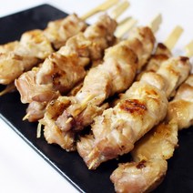 [신제품] 산아몰 국내산 닭으로 만든 닭다리살 꼬치 450g, 1팩