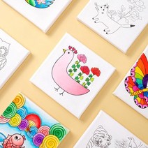어린이 유치원 그림 액자만들기 도안 색칠하기 DIY 10종, 까치호랑이