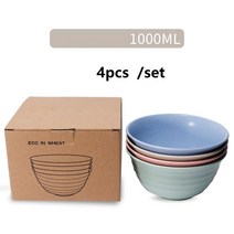 라면끓이는기계밀짚 인스턴트 국수 그릇 샐러드 플라스틱, 02 Random color 1 set