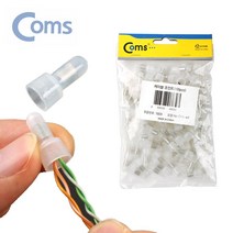 케이블 조인트 커넥터 커넥팅캡 지름4mm 소100개 조인트커넥터 케이블조인트 케이블커넥터