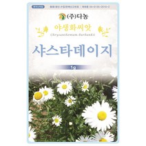 딱지꽃 1.5g - 야생화 씨앗 꽃씨 씨 꽃씨앗 딱지꽃씨앗 딱지꽃씨 다년생꽃씨 여러해살이 야생화씨 야생화씨앗 꽃 위릉채 동녹풀, 30_다농_샤스타데이지(1g)