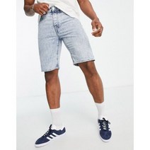 Only & Sons 루즈핏 데님 쇼츠 숏 팬츠 청 반바지 유틸리티 in acid wash 120865