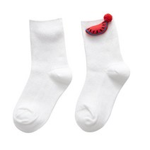 소로이 유아동용 주말농장 봉제 줄지 양말 (1켤레)