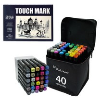 TOUCH MARK 디자인 마카세트 40색, 단품