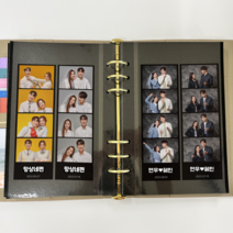 인생4컷 접착식 6공 셀프 포토북 다이어리, 베이지