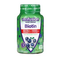 비타퓨전 비오틴 엑스트라 스트렝스 5000mcg 블루베리 구미, 100개입, 2개