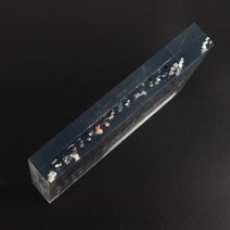 원소 주기율표 실제 물리적 표본 장식 학교 공부 화학 교과서 아크릴 학용품, Has real elements