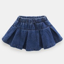 주름데님스커트 아동청치마 여아스커트 유아데님 합창복 단체행사 재롱잔치