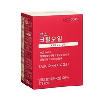 뉴트리코어 맥스 크릴오일 1100mg * 30캡슐 - 혈행개선 혈중 중성지질개선 남극크릴오일 부모님 건강 선물 오메가쓰리 오메가3 혈액순환제 크릴오일액 크릴새우 크릴오일오메가3