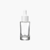 아이플 화장품 스포이드 용기 유리 공병, 화이트/30ml