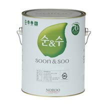 노루 순수100 4L 수성 내부 친환경 DIY 페인트 벽지, 옐로우3