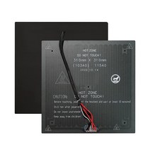 JGMaker Artist-D and Pro 310x310mm 알루미늄 온열 베드 6핀 케이블 및 부드러운 자석 스티커 포함