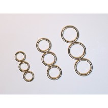 [가방부자재] 오픈형 오링 뜨개부자재 가방장식, 소 (내경15mm)