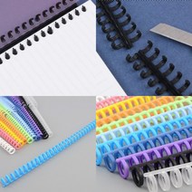 파샵 제본링 녹색 제본기링 제본스트립, 투명